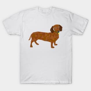 Geometric Sausage Dog T-Shirt